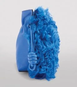 LOEWE Medium Flamenco Clutch Bag ROYAL BLUE Clutch Bags -LOEWE Sales loewe medium flamenco clutch bag 17582224 36549739 1000