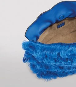 LOEWE Medium Flamenco Clutch Bag ROYAL BLUE Clutch Bags -LOEWE Sales loewe medium flamenco clutch bag 17582224 36550016 1000