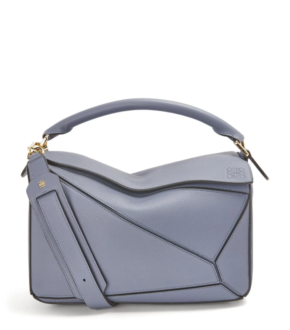 LOEWE Medium Leather Puzzle Bag ATLANTIC BLUE Shoulder Bags 3 LOEWE Medium Leather Puzzle Bag ATLANTIC BLUE Shoulder Bags