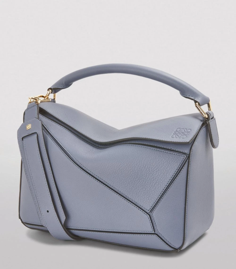 LOEWE Medium Leather Puzzle Bag ATLANTIC BLUE Shoulder Bags 4 LOEWE Medium Leather Puzzle Bag ATLANTIC BLUE Shoulder Bags - Image 2