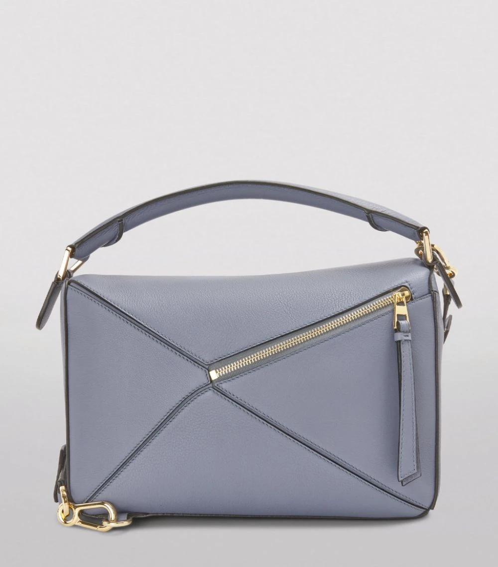 LOEWE Medium Leather Puzzle Bag ATLANTIC BLUE Shoulder Bags 5 LOEWE Medium Leather Puzzle Bag ATLANTIC BLUE Shoulder Bags - Image 3