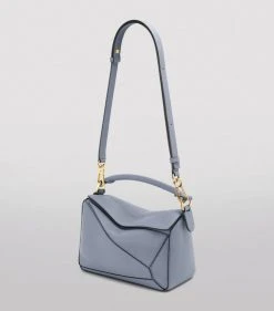 LOEWE Medium Leather Puzzle Bag ATLANTIC BLUE Shoulder Bags 13 LOEWE Medium Leather Puzzle Bag ATLANTIC BLUE Shoulder Bags -LOEWE Sales loewe medium leather puzzle bag 17581303 36550005 1000