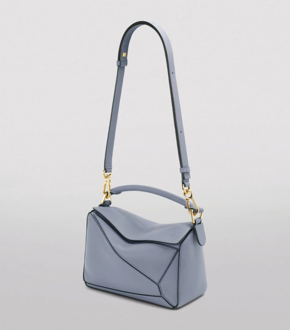 LOEWE Medium Leather Puzzle Bag ATLANTIC BLUE Shoulder Bags 7 LOEWE Medium Leather Puzzle Bag ATLANTIC BLUE Shoulder Bags - Image 5