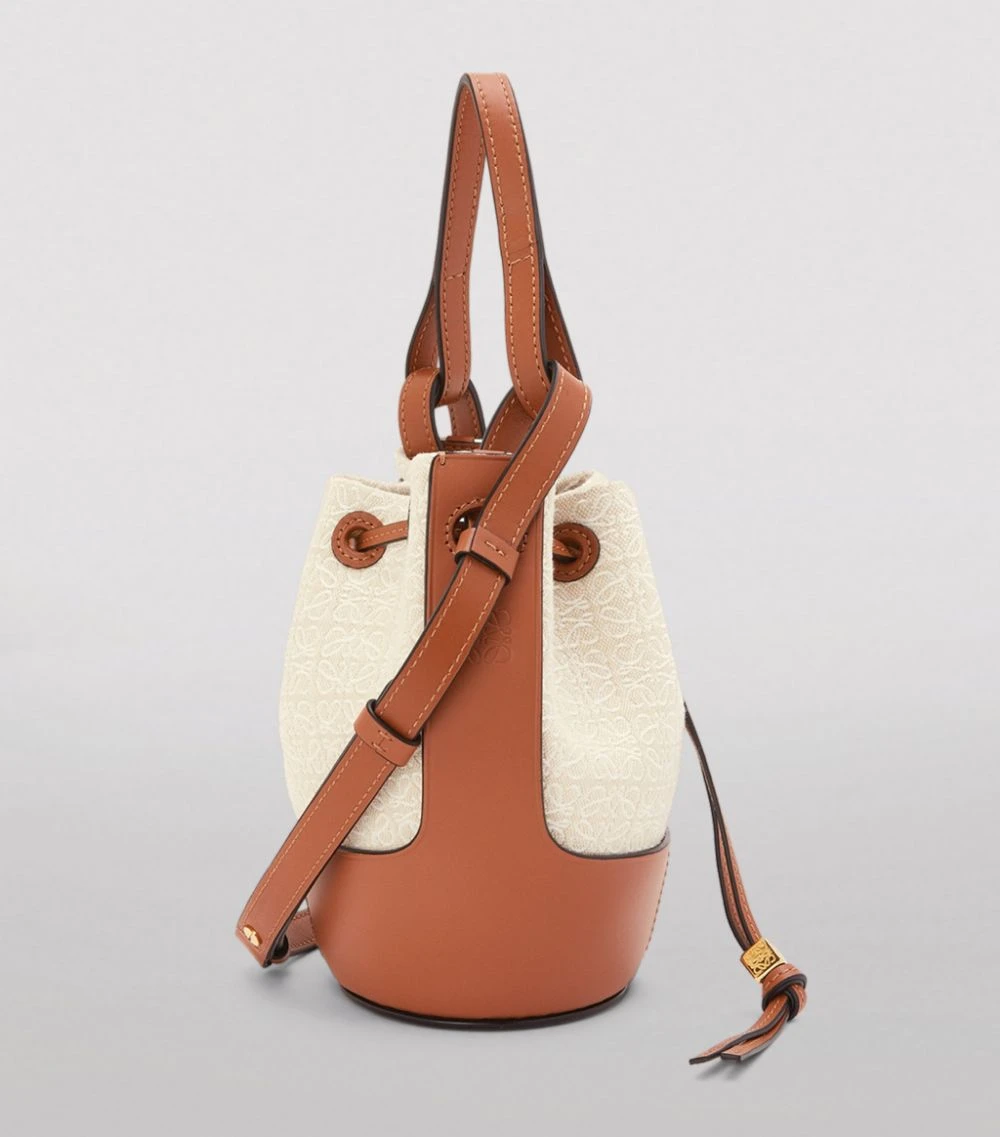 LOEWE Mini Anagram Balloon Bag ECRU/TAN Mini Bags 5 LOEWE Mini Anagram Balloon Bag ECRU/TAN Mini Bags - Image 3