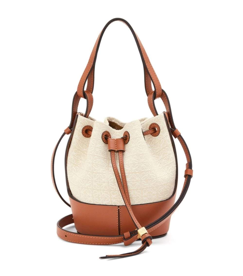 LOEWE Mini Anagram Balloon Bag ECRU/TAN Mini Bags 3 LOEWE Mini Anagram Balloon Bag ECRU/TAN Mini Bags