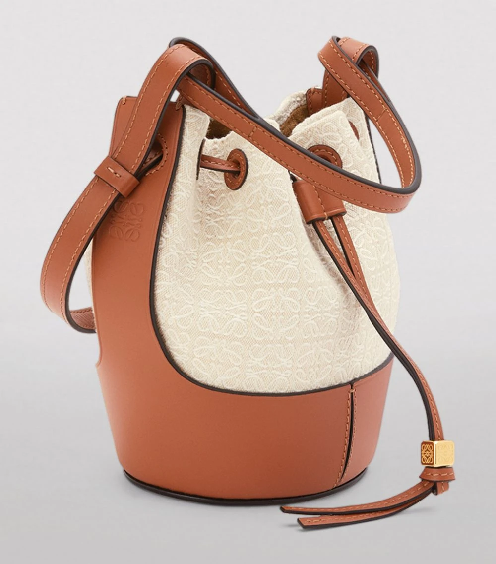 LOEWE Mini Anagram Balloon Bag ECRU/TAN Mini Bags 4 LOEWE Mini Anagram Balloon Bag ECRU/TAN Mini Bags - Image 2