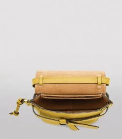 LOEWE Mini Calfskin Gate Dual Bag OCHRE Mini Bags -LOEWE Sales loewe mini calfskin gate dual bag 16906304 33534417 1000