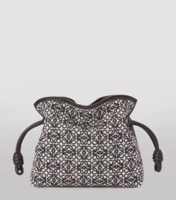 LOEWE Mini Flamenco Clutch Bag NAVY/BLACK Clutch Bags -LOEWE Sales loewe mini flamenco clutch bag 17583085 36549714 1000