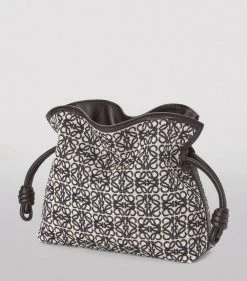 LOEWE Mini Flamenco Clutch Bag NAVY/BLACK Clutch Bags -LOEWE Sales loewe mini flamenco clutch bag 17583085 36549722 1000