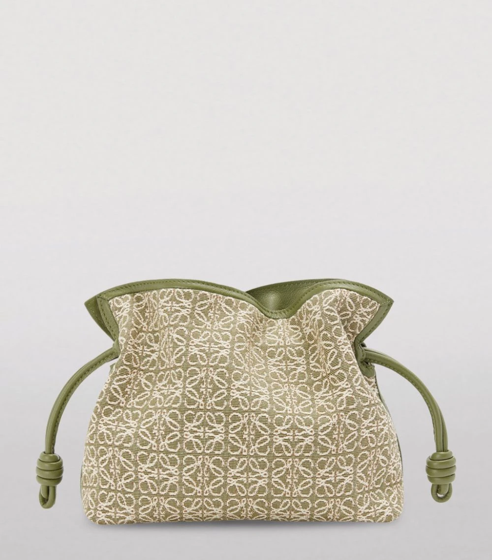 LOEWE Mini Flamenco Clutch Bag GREEN/AVOCADO GREEN Clutch Bags 4 LOEWE Mini Flamenco Clutch Bag GREEN/AVOCADO GREEN Clutch Bags - Image 2