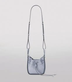 LOEWE Mini Hammock Drawstring Bag ATLANTIC BLUE Shoulder Bags -LOEWE Sales loewe mini hammock drawstring bag 17581290 36549732 1000
