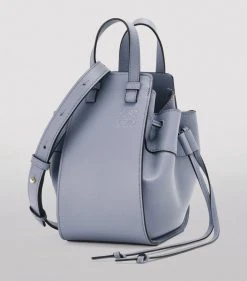 LOEWE Mini Hammock Drawstring Bag ATLANTIC BLUE Shoulder Bags -LOEWE Sales loewe mini hammock drawstring bag 17581290 36550006 1000