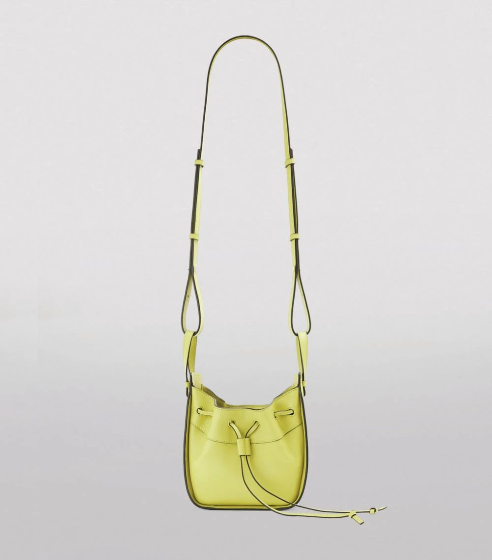 LOEWE Mini Hammock Drawstring Bag LIME YELLOW Shoulder Bags 7 LOEWE Mini Hammock Drawstring Bag LIME YELLOW Shoulder Bags - Image 5