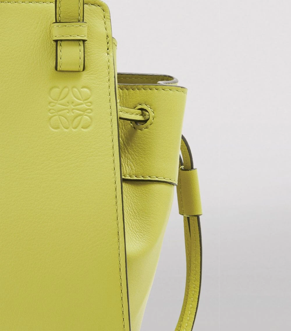 LOEWE Mini Hammock Drawstring Bag LIME YELLOW Shoulder Bags 9 LOEWE Mini Hammock Drawstring Bag LIME YELLOW Shoulder Bags - Image 7