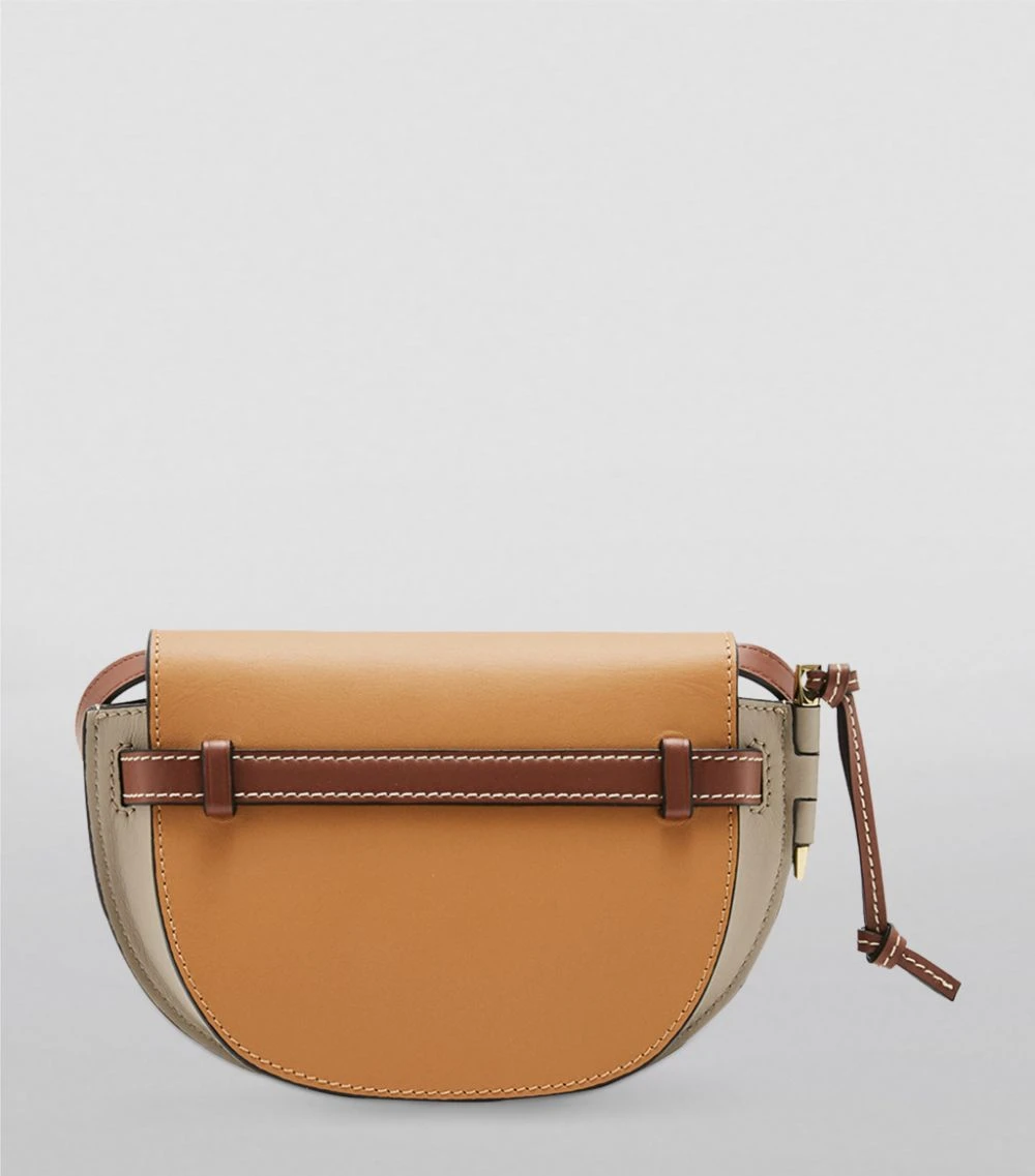 LOEWE Mini Leather Gate Dual Bag AMBER/L.GREY/RUST Mini Bags 5 LOEWE Mini Leather Gate Dual Bag AMBER/L.GREY/RUST Mini Bags - Image 3
