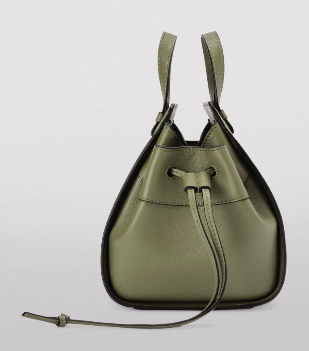 LOEWE Mini Leather Hammock Bag AVOCADO GREEN Mini Bags 5 LOEWE Mini Leather Hammock Bag AVOCADO GREEN Mini Bags - Image 3