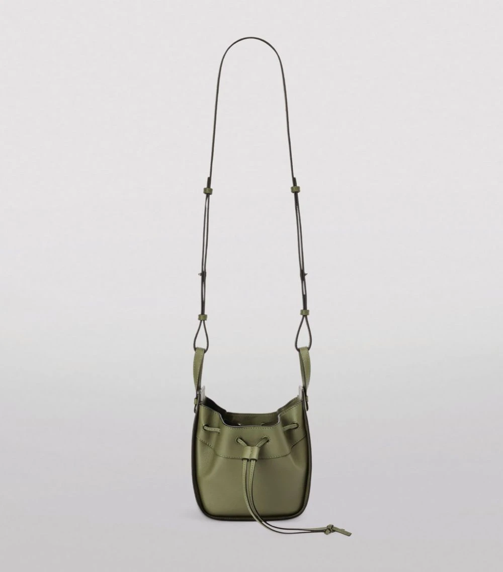 LOEWE Mini Leather Hammock Bag AVOCADO GREEN Mini Bags 7 LOEWE Mini Leather Hammock Bag AVOCADO GREEN Mini Bags - Image 5