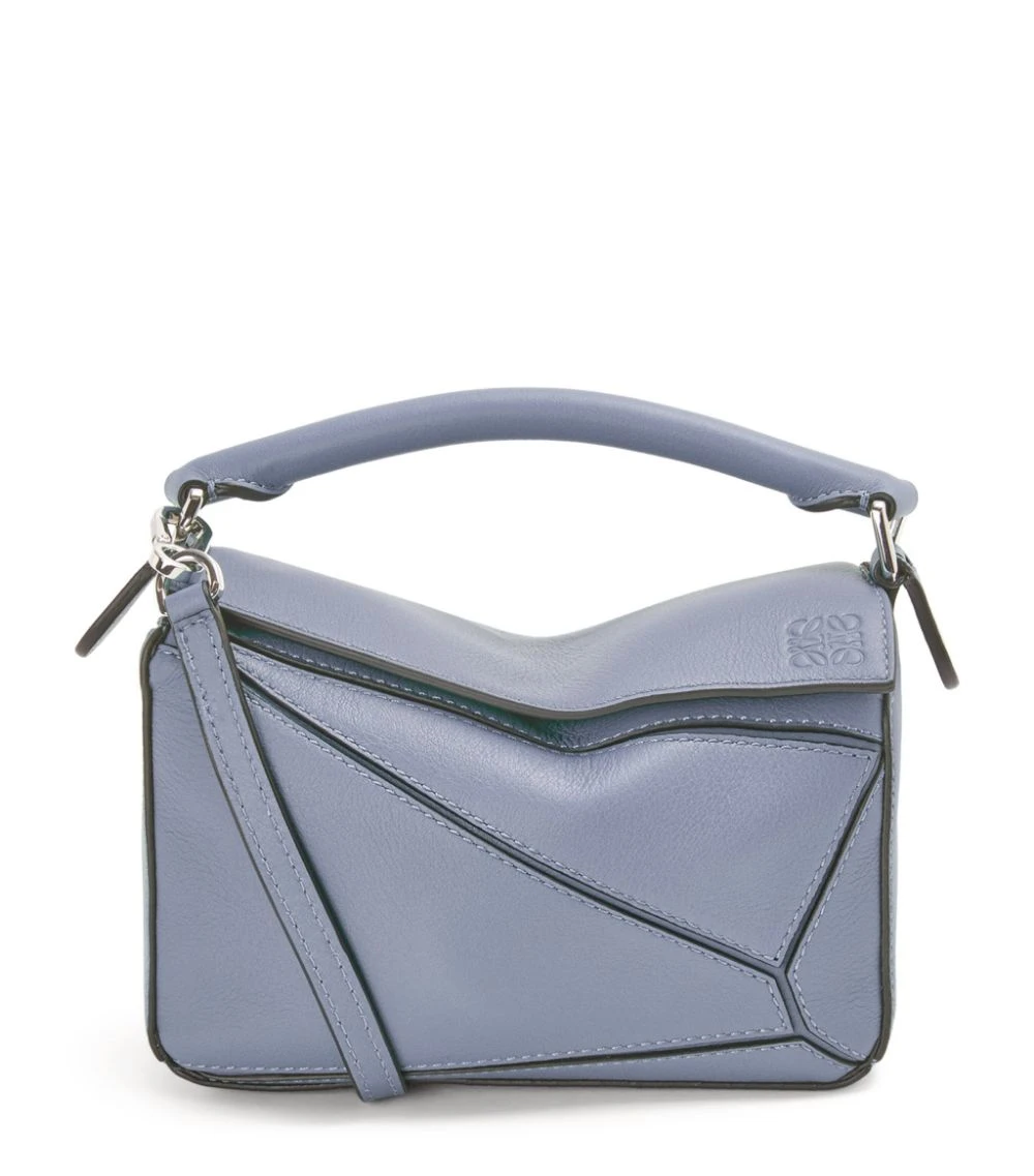 LOEWE Mini Leather Puzzle Bag ATLANTIC BLUE Mini Bags 3 LOEWE Mini Leather Puzzle Bag ATLANTIC BLUE Mini Bags