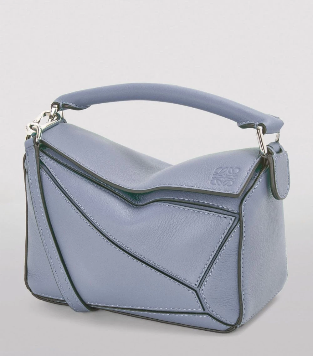 LOEWE Mini Leather Puzzle Bag ATLANTIC BLUE Mini Bags 4 LOEWE Mini Leather Puzzle Bag ATLANTIC BLUE Mini Bags - Image 2