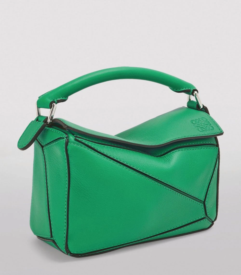 LOEWE Mini Leather Puzzle Bag JUNGLE GREEN Mini Bags 5 LOEWE Mini Leather Puzzle Bag JUNGLE GREEN Mini Bags - Image 3