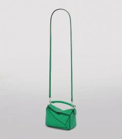 LOEWE Mini Leather Puzzle Bag JUNGLE GREEN Mini Bags 16 LOEWE Mini Leather Puzzle Bag JUNGLE GREEN Mini Bags -LOEWE Sales loewe mini leather puzzle bag 17583091 36548947 1000
