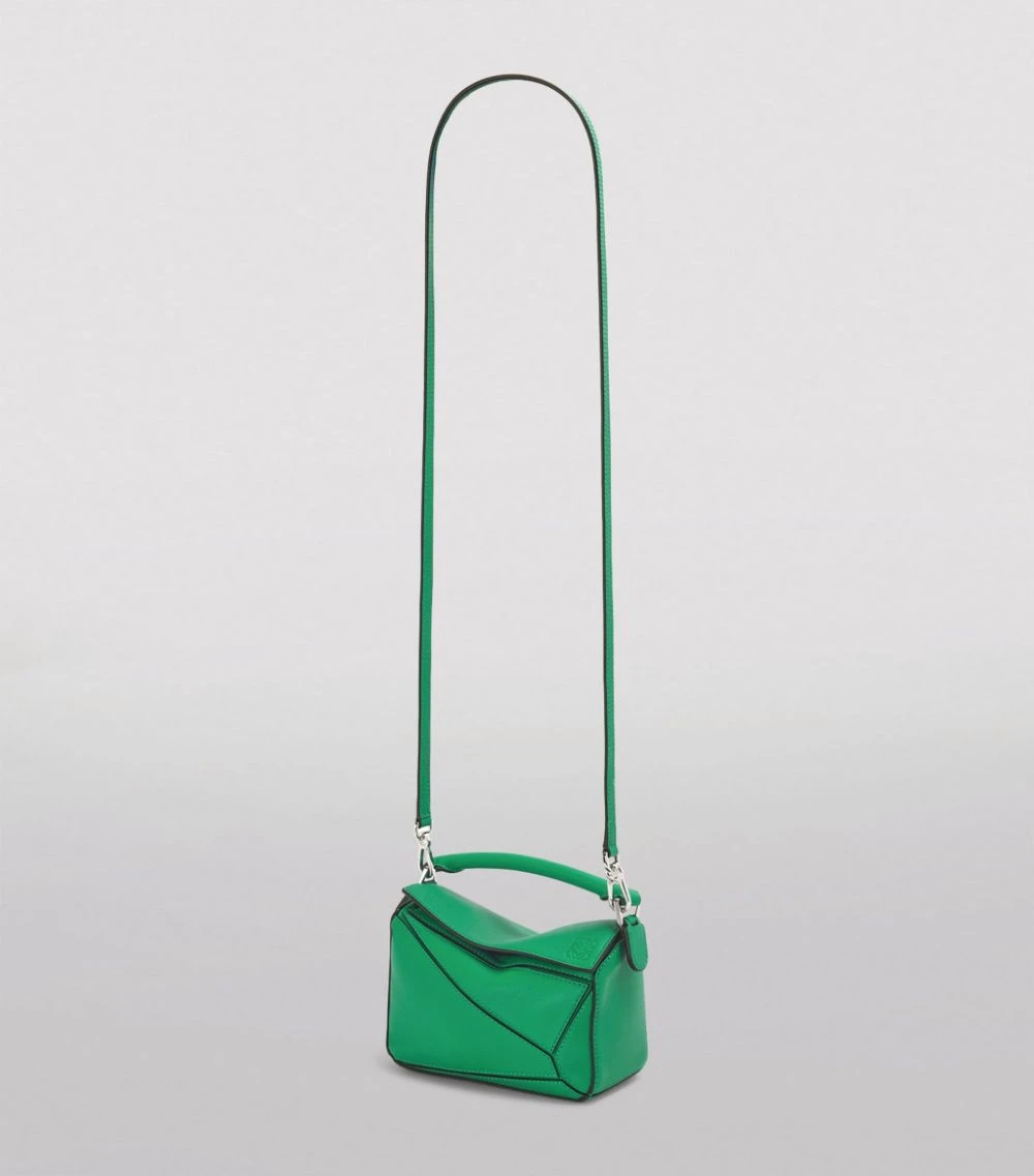LOEWE Mini Leather Puzzle Bag JUNGLE GREEN Mini Bags 9 LOEWE Mini Leather Puzzle Bag JUNGLE GREEN Mini Bags - Image 7