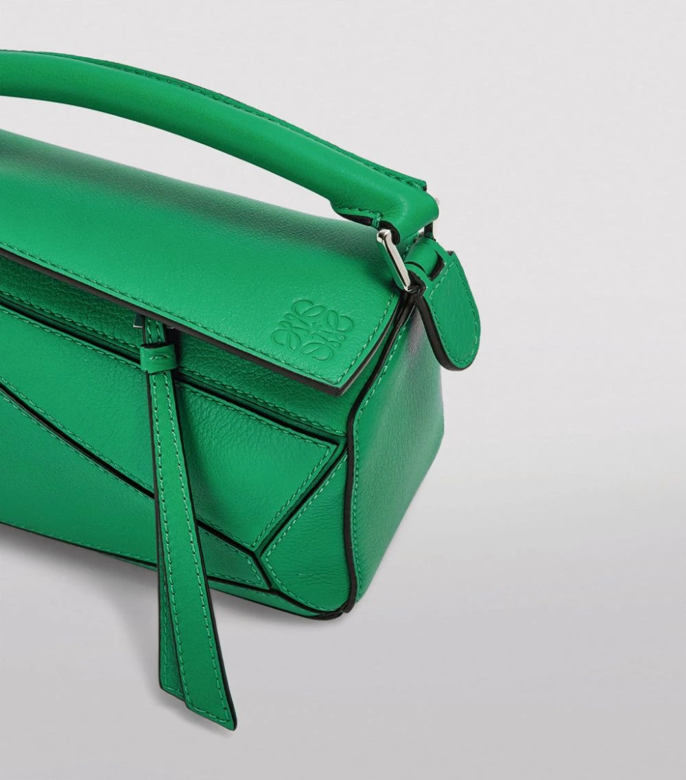 LOEWE Mini Leather Puzzle Bag JUNGLE GREEN Mini Bags 10 LOEWE Mini Leather Puzzle Bag JUNGLE GREEN Mini Bags - Image 8