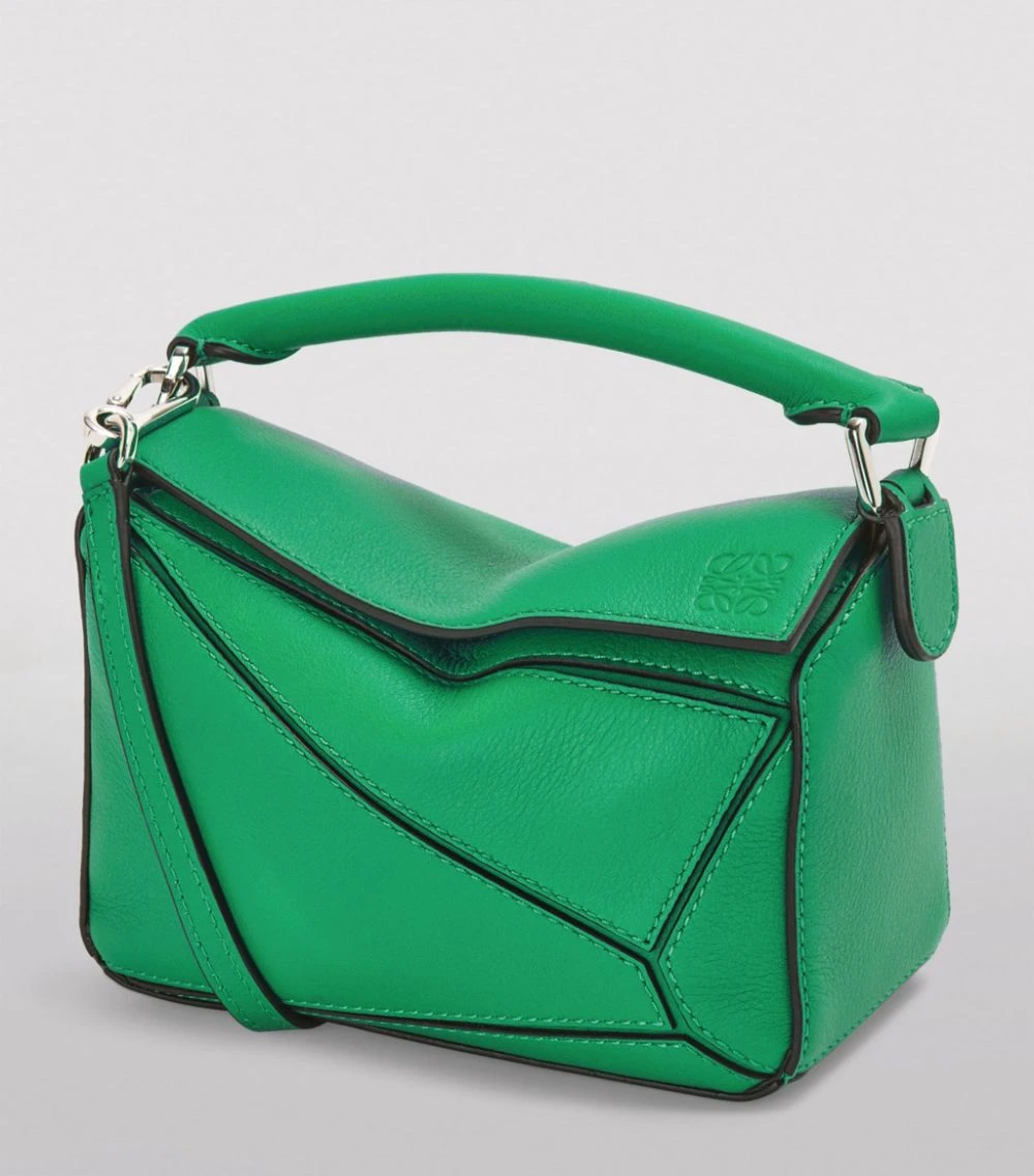 LOEWE Mini Leather Puzzle Bag JUNGLE GREEN Mini Bags 4 LOEWE Mini Leather Puzzle Bag JUNGLE GREEN Mini Bags - Image 2