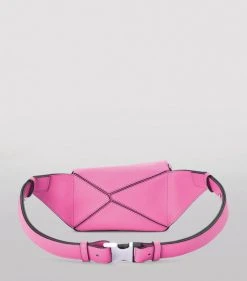 LOEWE Mini Leather Puzzle Belt Bag NEON PINK Pouches -LOEWE Sales loewe mini leather puzzle belt bag 17581309 36875000 1000