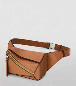 LOEWE Mini Leather Puzzle Belt Bag TAN Pouches -LOEWE Sales loewe mini leather puzzle belt bag 17582242 36873462 1000