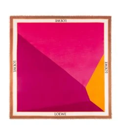 LOEWE Modal-Cashmere Puzzle Scarf FUCHSIA/MAGENTA Scarves 7 LOEWE Modal-Cashmere Puzzle Scarf FUCHSIA/MAGENTA Scarves -LOEWE Sales loewe modal cashmere puzzle scarf 16132519 30318396 1000