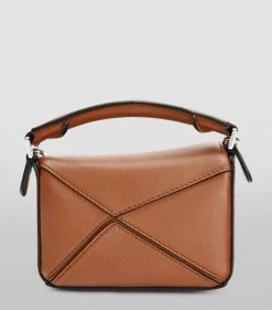 LOEWE Nano Leather Puzzle Bag TAN Crossbody Bags -LOEWE Sales loewe nano leather puzzle bag 16298417 31945590 1000