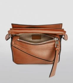 LOEWE Nano Leather Puzzle Bag TAN Crossbody Bags -LOEWE Sales loewe nano leather puzzle bag 16298417 31945595 1000
