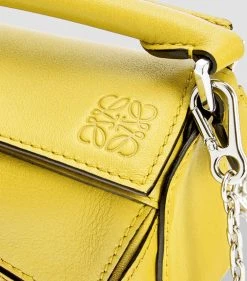 LOEWE Nano Leather Puzzle Bag YELLOW Crossbody Bags -LOEWE Sales loewe nano leather puzzle bag 16300017 31946370 1000