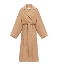 LOEWE Oversized Belted Overcoat 3150 Wrap Coats
