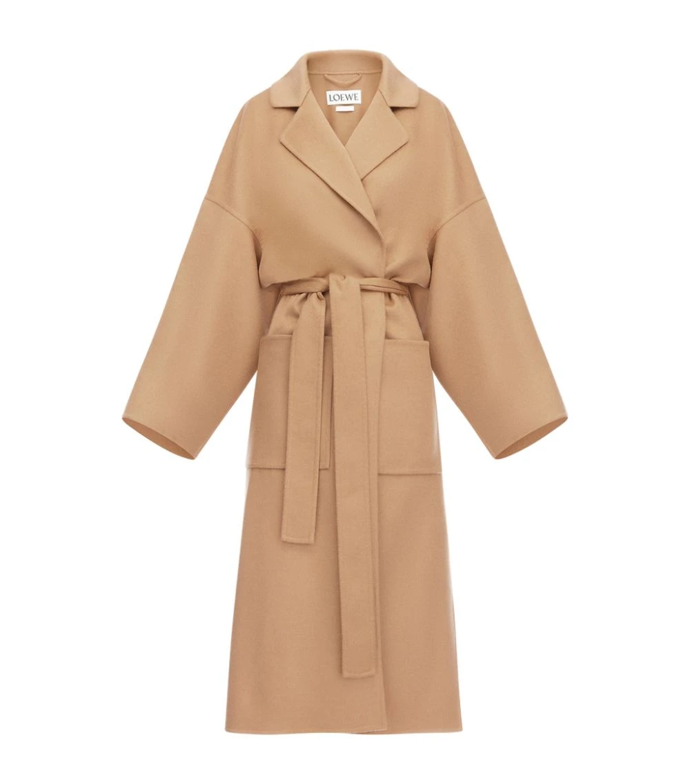 LOEWE Oversized Belted Overcoat 3150 Wrap Coats 3 LOEWE Oversized Belted Overcoat 3150 Wrap Coats