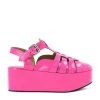 LOEWE Patent Leather Wedge Sandals 60 NEON PINK Wedges 2 LOEWE Patent Leather Wedge Sandals 60 NEON PINK Wedges -LOEWE Sales loewe patent leather wedge sandals 60 17581226 37440345 1000