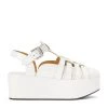 LOEWE Patent Leather Wedge Sandals 60 SOFT WHITE Wedges 2 LOEWE Patent Leather Wedge Sandals 60 SOFT WHITE Wedges -LOEWE Sales loewe patent leather wedge sandals 60 17581238 37439310 1000
