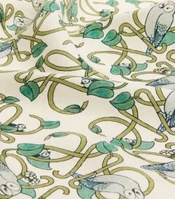 LOEWE Printed Anagram Herbarium Scarf MULTICOLOR/NAVY Scarves -LOEWE Sales loewe printed anagram herbarium scarf 17581456 36858399 1000