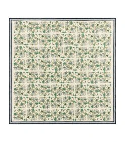 LOEWE Printed Anagram Herbarium Scarf MULTICOLOR/NAVY Scarves