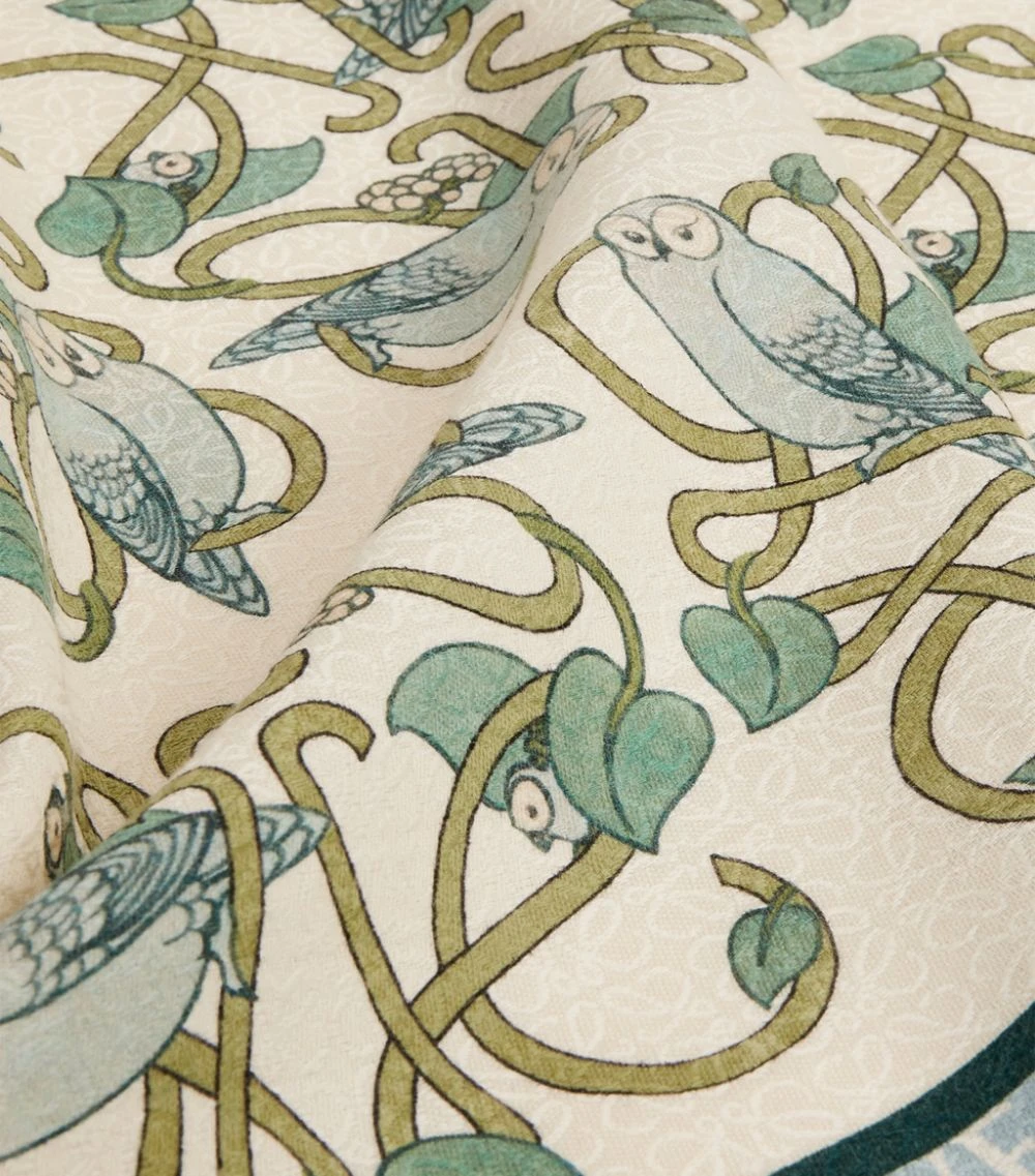 LOEWE Printed Herbarium Scarf MULTICOLOR/NAVY Scarves 5 LOEWE Printed Herbarium Scarf MULTICOLOR/NAVY Scarves - Image 3