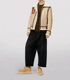 LOEWE Sales -LOEWE Sales loewe shearling aviator jacket 17089287 34218319 1000