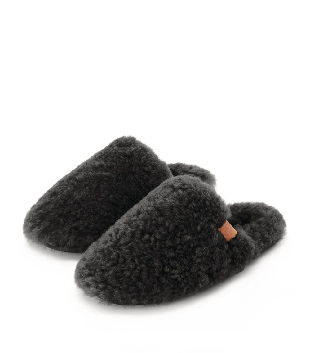 LOEWE Shearling Slippers BLACK 4 LOEWE Shearling Slippers BLACK - Image 2