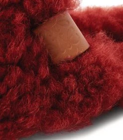 LOEWE Shearling Slippers CHERRY 9 LOEWE Shearling Slippers CHERRY -LOEWE Sales loewe shearling slippers 17581227 36790144 1000