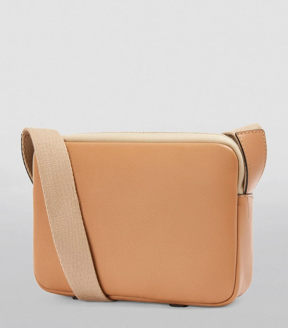 LOEWE Small Canvas and Leather Signature Military Messenger Bag CRETA/WARM DESERT Messenger Bags 4 LOEWE Small Canvas and Leather Signature Military Messenger Bag CRETA/WARM DESERT Messenger Bags - Image 2