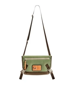 LOEWE Small Canvas Messenger Bag KHAKI GREEN Messenger Bags