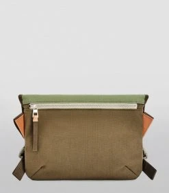 LOEWE Small Canvas Messenger Bag KHAKI GREEN Messenger Bags 8 LOEWE Small Canvas Messenger Bag KHAKI GREEN Messenger Bags -LOEWE Sales loewe small canvas messenger bag 16082225 30076653 1000