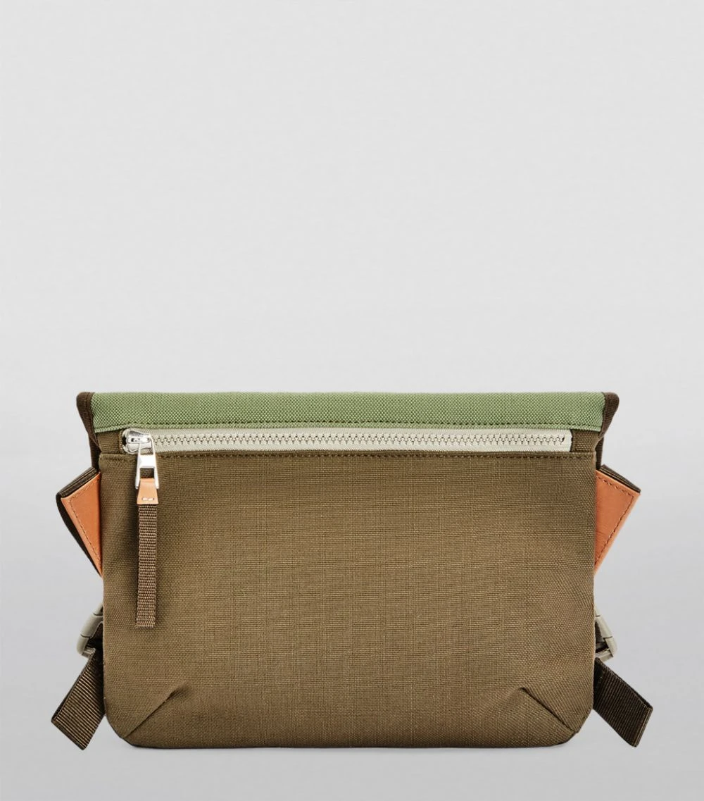 LOEWE Small Canvas Messenger Bag KHAKI GREEN Messenger Bags 5 LOEWE Small Canvas Messenger Bag KHAKI GREEN Messenger Bags - Image 3