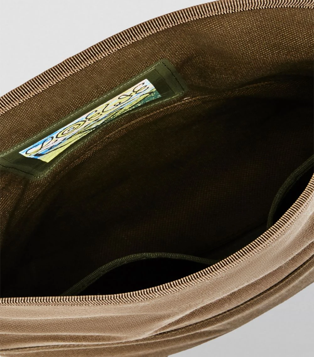 LOEWE Small Canvas Messenger Bag KHAKI GREEN Messenger Bags 6 LOEWE Small Canvas Messenger Bag KHAKI GREEN Messenger Bags - Image 4