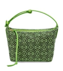 LOEWE Small Cubi Anagram Top-Handle Bag GREEN/APPLE GREEN Top Handle Bags